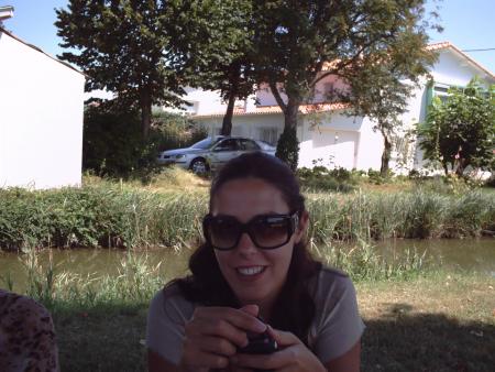 Et oui toujours en d�tente avec Sandy avant le spectacle