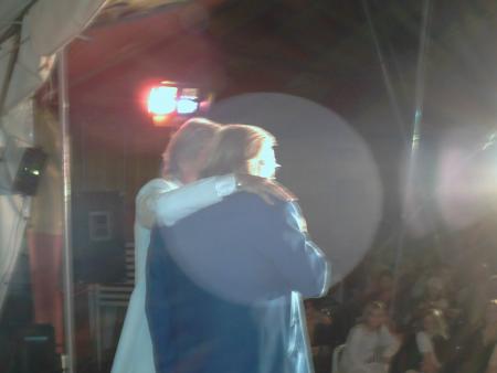 Philippe LEROY avec Yves animateur Artiste.